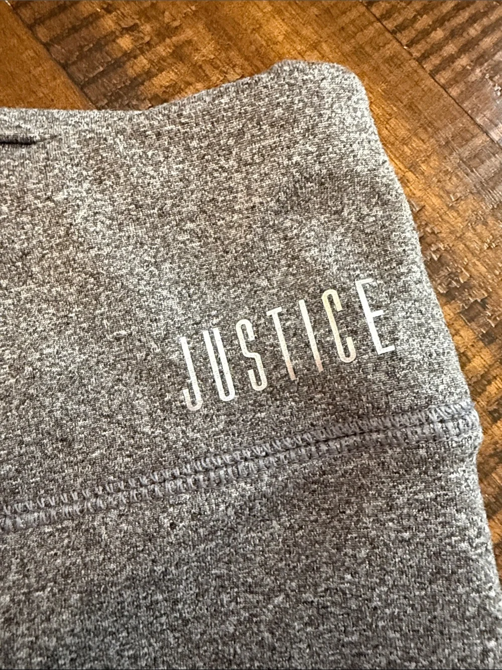 Justice Heather Gray Active Leggings